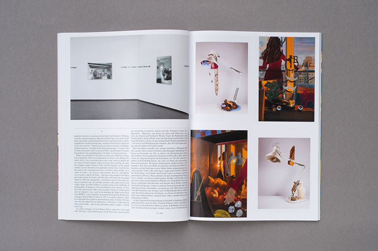 Künstlerinnenbeitrag / Artist feature in <i>Camera Austria International</i> 171/2025, S. / pp. 39–48.<br><br>Doppelseite / spread: Anaïs Horn, S. / pp. 44–45.