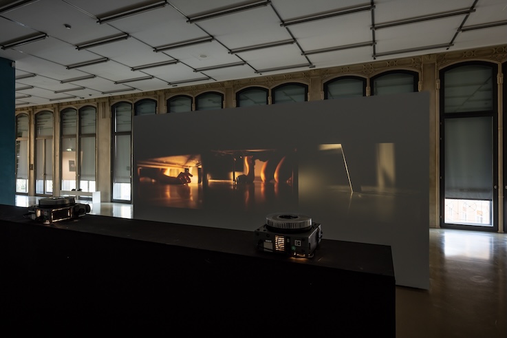 Repeatedly failing to align with light<br>Camera Austria 2025<br>Foto: Markus Krottendorfer