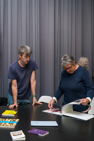 Präsentation & Künstlerinnengespräch<br>
Christian Kasners<br>
30.9.2025<br>
Foto: Natascha Reiterer, Kulturvermittlung Steiermark