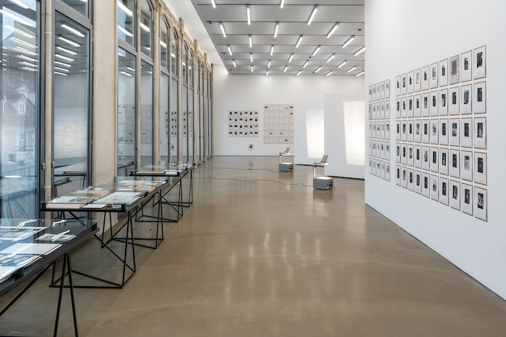 Klara Källström & Thobias Fäldt: The Space Between<br>
Camera Austria 2025<br>
Foto: Markus Krottendorfer