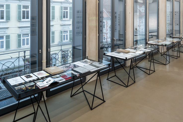 Klara Källström & Thobias Fäldt: The Space Between<br>
Camera Austria 2025<br>
Photo: Markus Krottendorfer