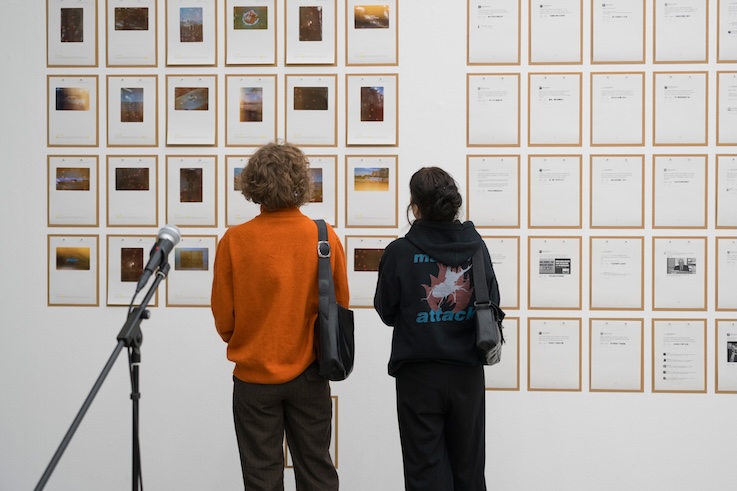 Eröffnung<br>Klara Källström & Thobias Fäldt: The Space Between<br>Preisverleihung<br>Camera Austria-Preis für zeitgenössische Fotografie der Stadt Graz 2025 an<br>
Jakob Ganslmeier & Ana Zibelnik
<br>Foto: Natascha Reiterer