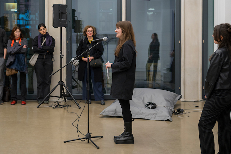 Eröffnung<br>Platform Wars<br>Camera Austria 2026<br>Foto: Natascha Reiterer