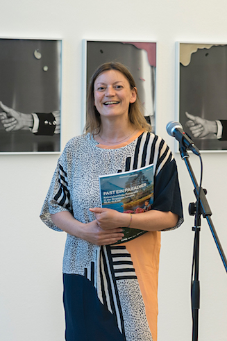 Eröffnung<br>
Luise Marchand: Aussicht auf Gewinn<br>
Camera Austria 2026<br>
Foto: Natascha Reiterer