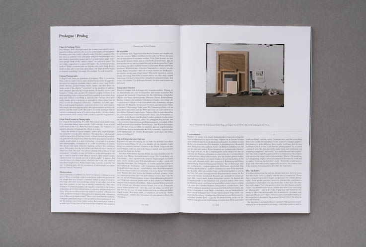 Prolog / Prologue in <i>Camera Austria International</i> 174/2026, S. / pp. 10–12.<br><br>Doppelseite / spread: Karina Nimmerfall, S. / pp. 10–11.