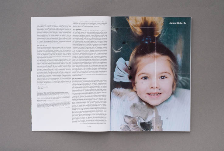 Artist Insert in <i>Camera Austria International</i> 174/2026, S. / pp. 13–20.<br><br>Doppelseite / spread: James Richards, S. / pp. 13.