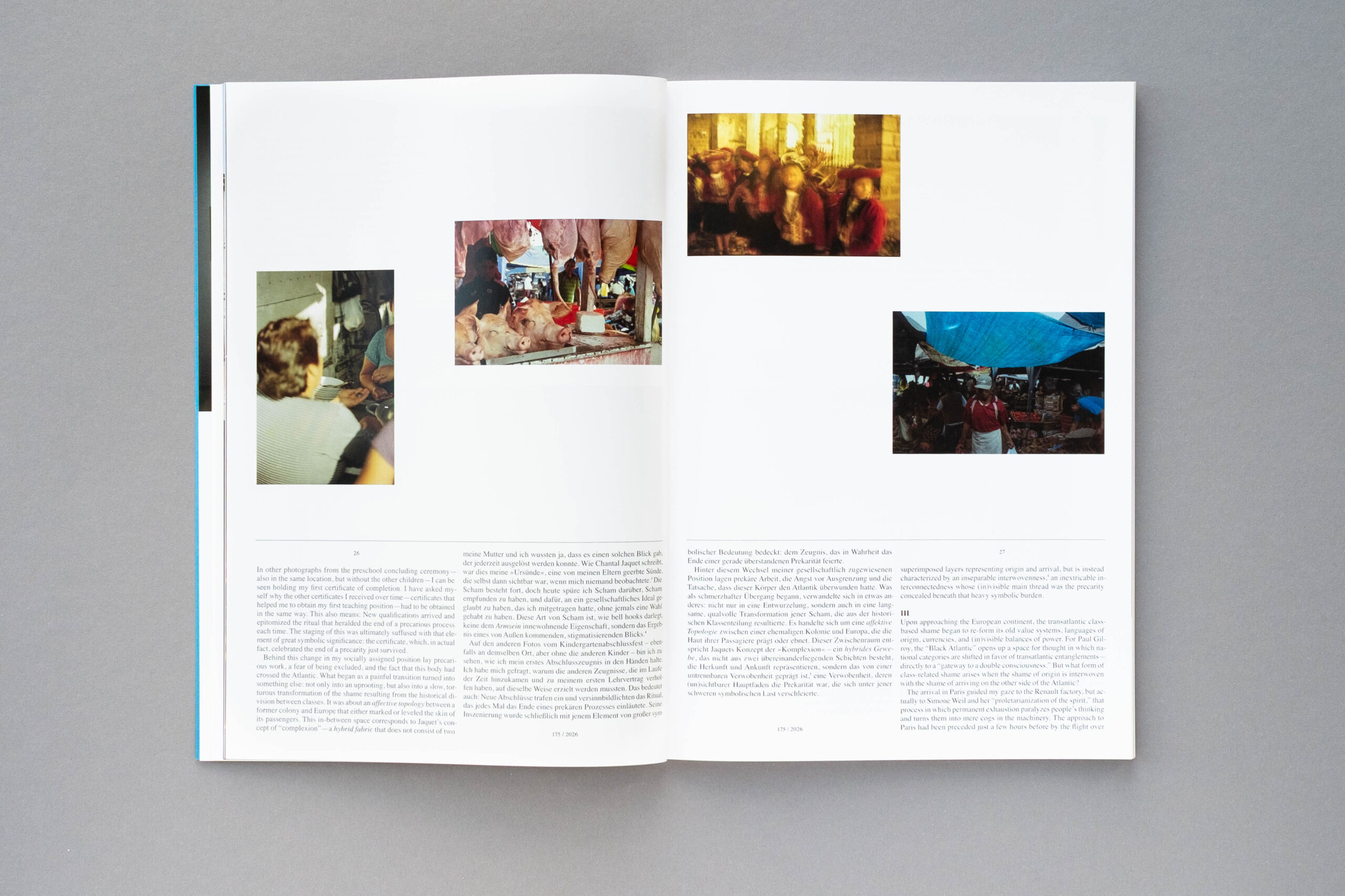 Künstlerbeitrag / Artist feature in <i>Camera Austria International</i> 174/2026, S. / pp. 29–36.<br><br>Doppelseite / spread: Kervin Saint Pere Huarcaya, S. / pp. 26-27.