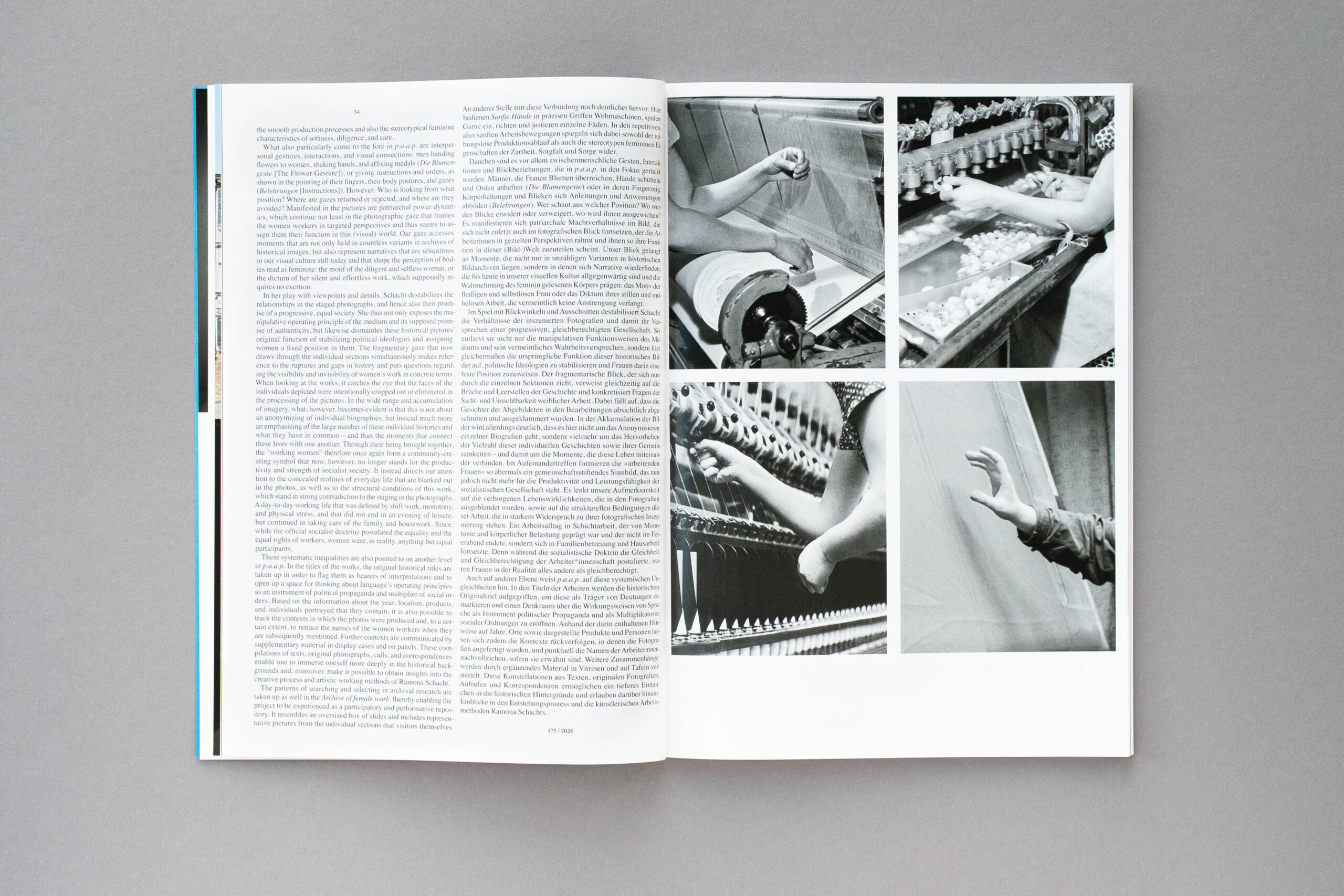 Künstlerinnenbeitrag / Artist feature in <i>Camera Austria International</i> 174/2026, S. / pp. 29–36.<br><br>Doppelseite / spread: Ramona Schacht, S. / pp. 33-35.